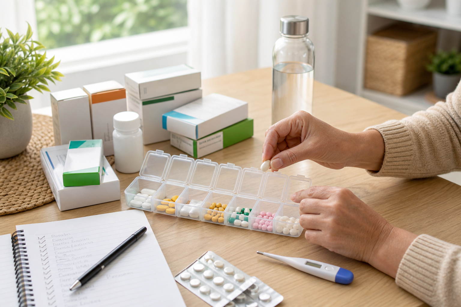 Cómo organizar tus medicamentos en verano sin errores