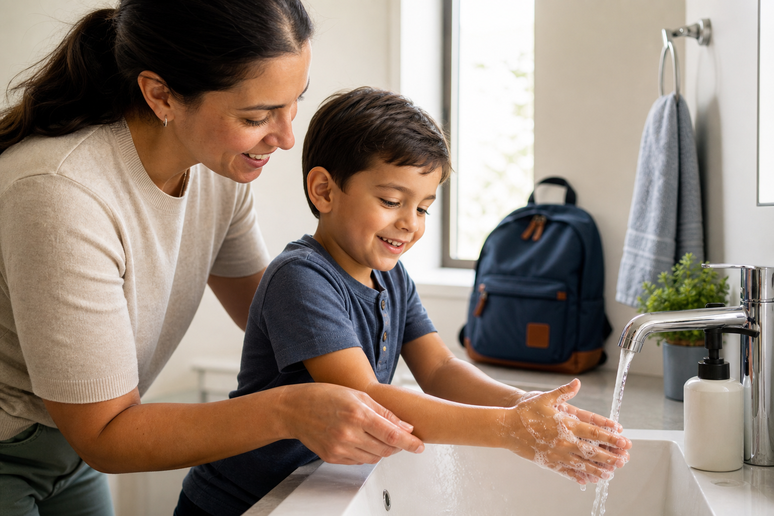 Higiene de manos en niños: guía para la vuelta al cole
